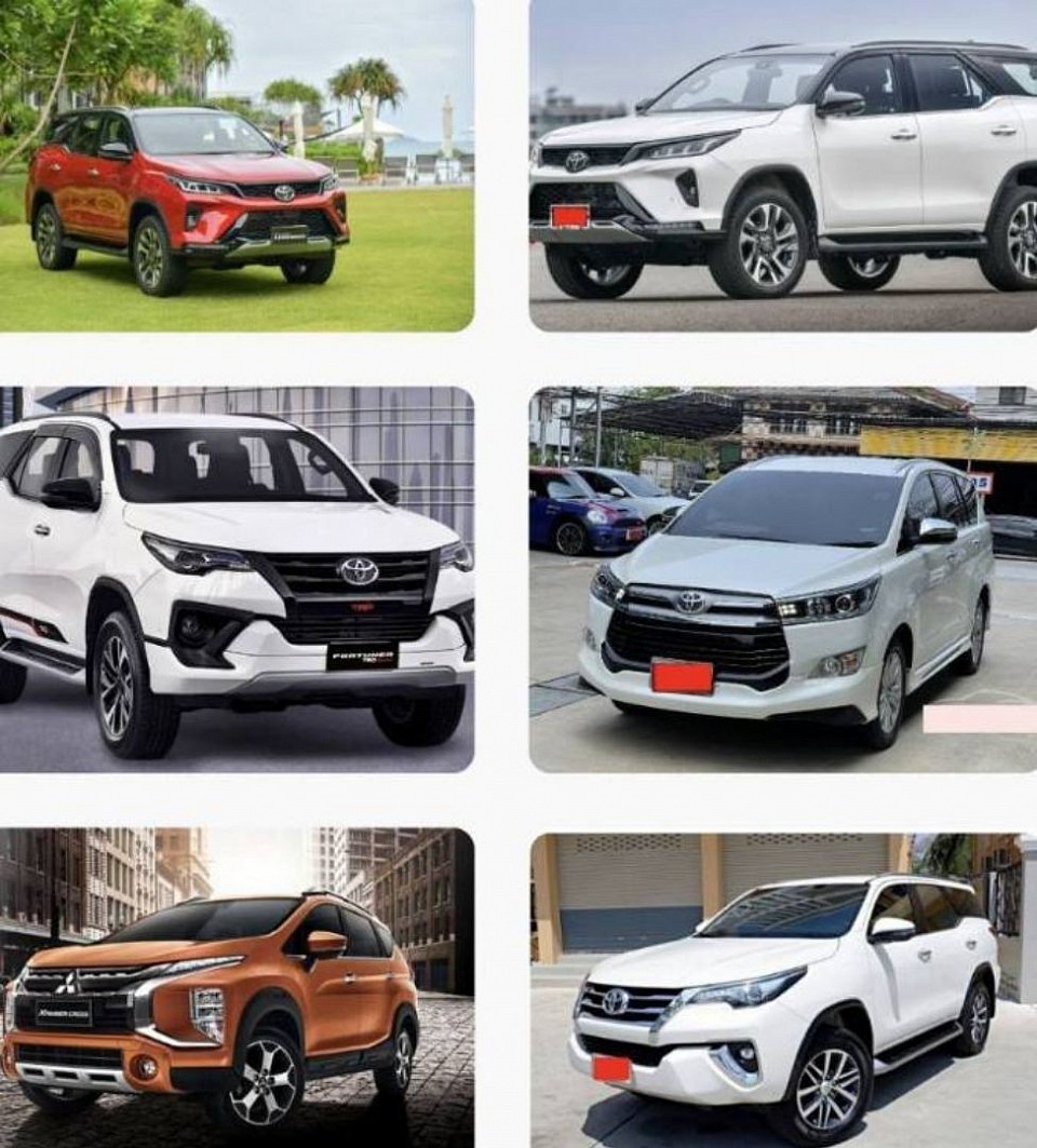 Examples of SUVs provided